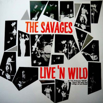 THE SAVAGES Live 'N Wild (LP)
