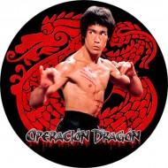 Chapa Bruce Lee Operación Dragón