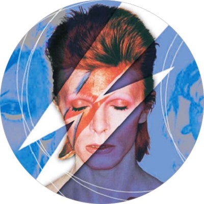 David Bowie Aladdin Sane Badge