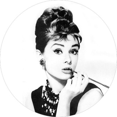Audrey Hepburn Badge
