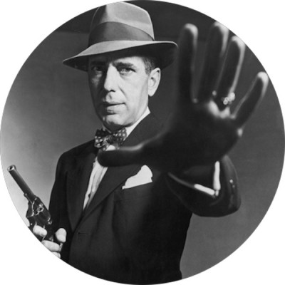 Humphrey Bogart Badge