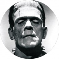Boris Karloff Frankenstein Badge