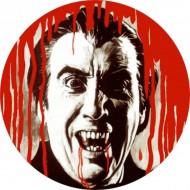Christopher Lee Dracula Badge