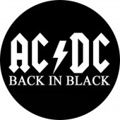 Ac/Dc Back In Black Badge