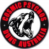 Cosmic Psychos logo magnet