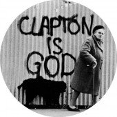 Clapton Is God Badge