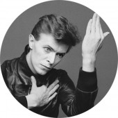 David Bowie Heroes Badge